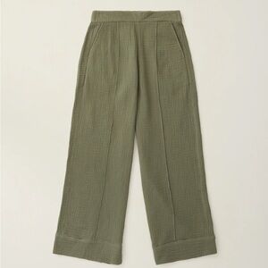 UpWest Coastal Cotton Wide Leg Pants - Brand New!